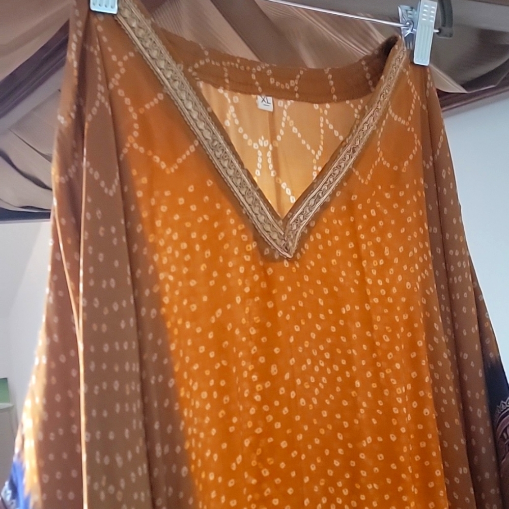 Silk kaftan size XL
